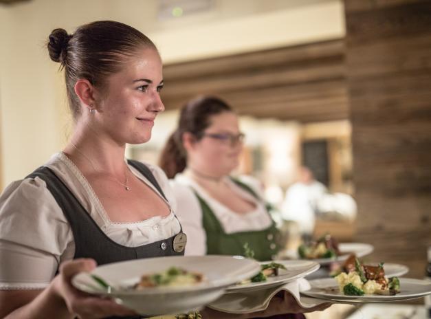 Abendessen beim Jägerwirt